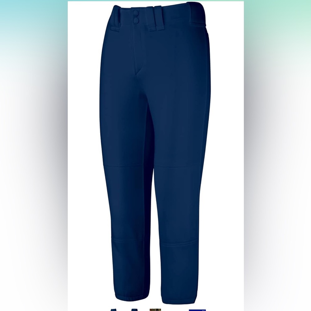 Mizuno Girls' Belted Fastpitch Softball Pant New With Tags Size Medium